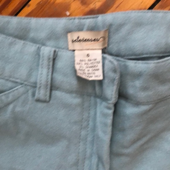 Anthropologie Elevenes blue cropped wide leg pants - Picture 2 of 4